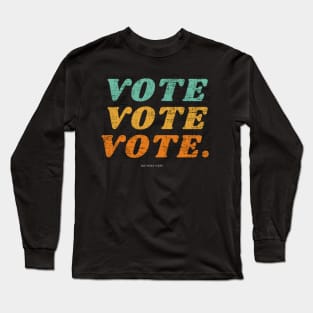 VOTE RETRO ELECTION T-Shirt Long Sleeve T-Shirt